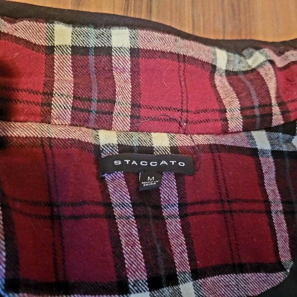 Plaid vest Size Medium - Picture 2 of 2